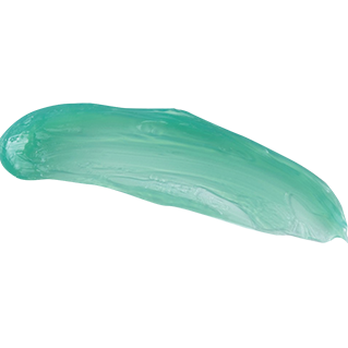 Swatch of Mobil grease in green